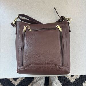 Roma Concealed Carry Leather Shoulder Bag